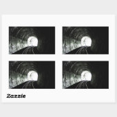 機関車トンネル 長方形シール (シート)