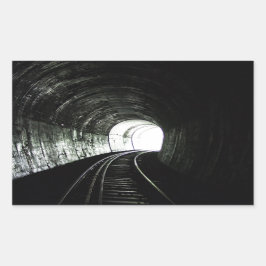 機関車トンネル 長方形シール