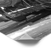 機関車プリント ポスター (角)