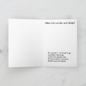 機関車リースクリスマスカード シーズンカード (内部)