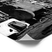 機関車修理中の列車 – 1942 ポスター (角)