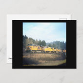 機関車列車はがき ポストカード (正面/裏面)