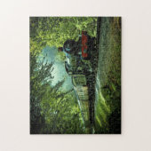 機関車列車 ジグソーパズル (縦)