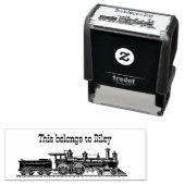 機関車及び石炭カスタマイズ車の名称 セルフインキングスタンプ (インサイチュ)