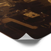 機関車店， 1942 ポスター (角)