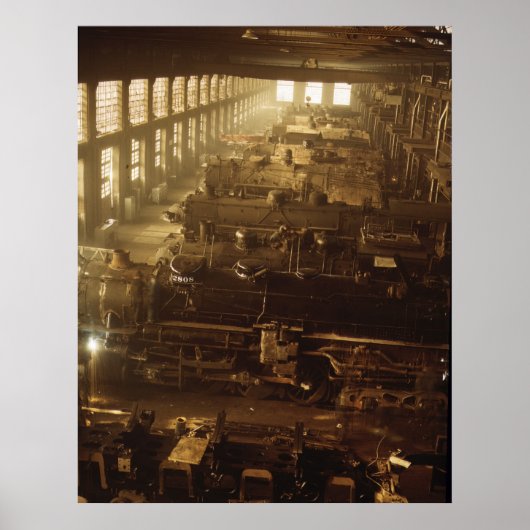 機関車店， 1942 ポスター (正面)