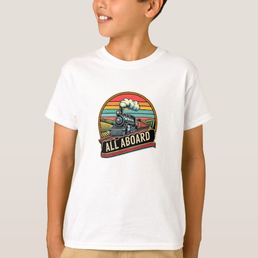 機関車用蒸気機関 Tシャツ (正面)