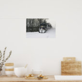 機関車180 ROSY MOUNTAIN LINE Edit I ポスター (キッチン)