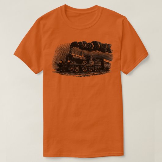 機関車2 Tシャツ (デザイン正面)