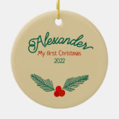 機関車 セラミックオーナメント (裏面)