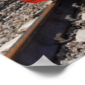 機関車、ソ連の蒸気機関車L-2342 "Swa... ポスター (角)