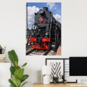 機関車、ソ連の蒸気機関車L-2342 "Swa... ポスター (ホームオフィス)