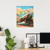 機関車 ポスター (ホームオフィス)