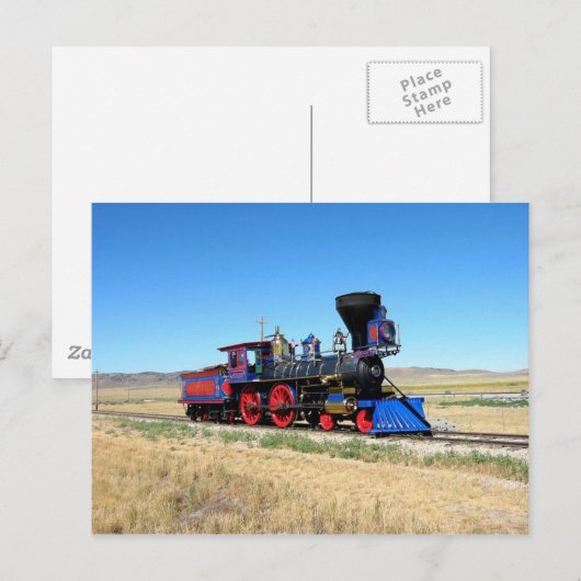 機関車 ポストカード (正面/裏面)