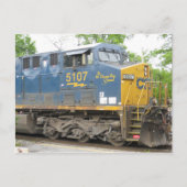機関車 ポストカード (正面)