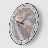 機関車 – 定期保守 ラージ壁時計 (傾斜)