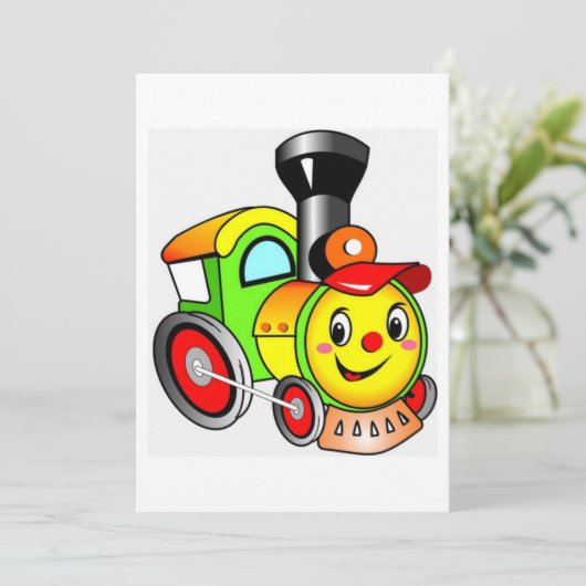 機関車 招待状 (スタンド正面)