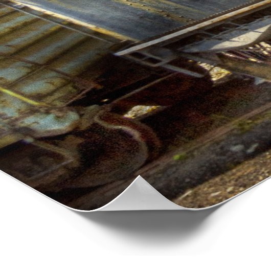 機関車 – 旧家業 ポスター (角)