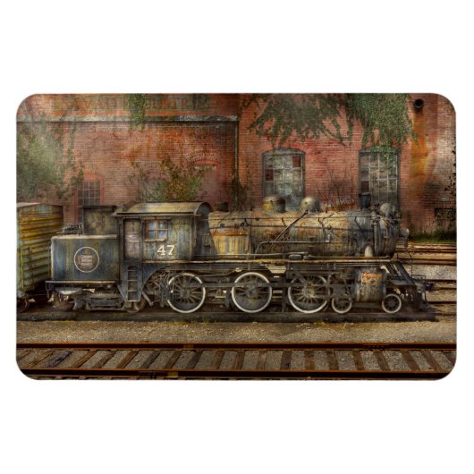 機関車 – 旧家業 マグネット (横)