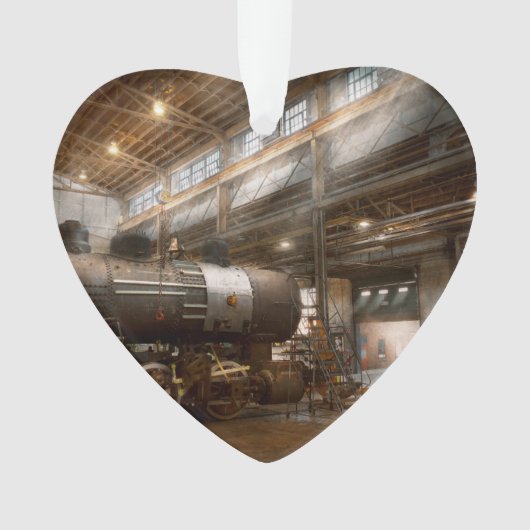 機関車 – 機関車修理店 オーナメント (正面)