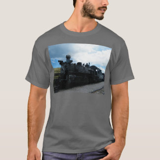 機関車Cumbres Totec NarrowGauge鉄道新規 Tシャツ