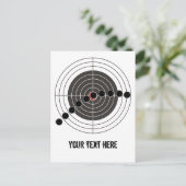 機関銃の銃弾用の穴が射撃、 発砲ターゲット上 ポストカード (スタンド正面)