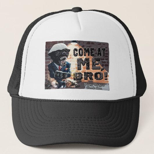 機関銃を持つラーテル キャップ (正面)