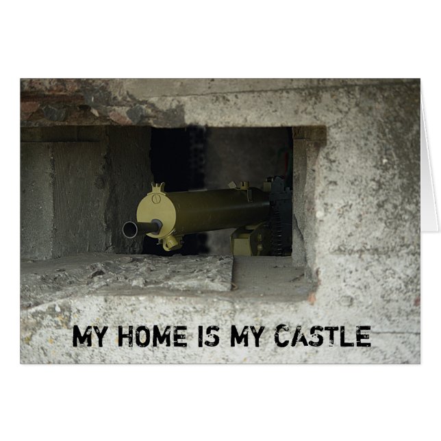 機関銃カード (正面横)