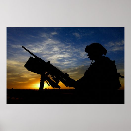 機関銃兵 ポスター (正面)