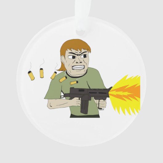 機関銃 オーナメント (正面)