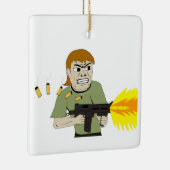 機関銃 セラミックオーナメント (右)