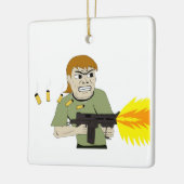 機関銃 セラミックオーナメント (左)