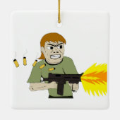 機関銃 セラミックオーナメント (裏面)