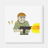 機関銃 マグネット (正面)