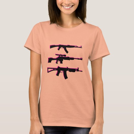 機関銃 Tシャツ (正面)