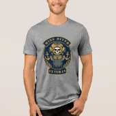 機雷潜水員ベテラン 水中作戦 トライブレンドTシャツ (正面)