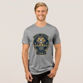 機雷潜水員ベテラン 水中作戦 トライブレンドTシャツ (正面全面)