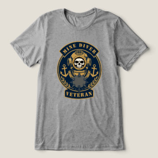 機雷潜水士ベテラン トライブレンドＴシャツ
