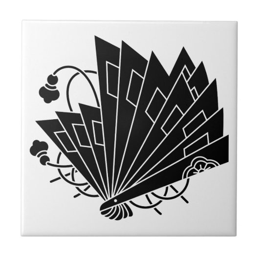 檜扇蝶 タイル (正面)