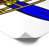 檻のポスターに入ったオウム ポスター (角)