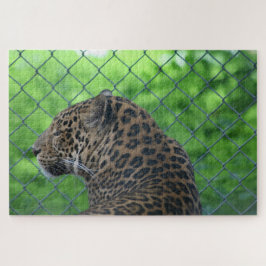 檻の中のヒョウ ジグソーパズル
