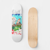 檻の中のモルモット スケートボード (正面)