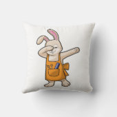 櫛とハサミで美容師としてのバニー クッション (裏面)