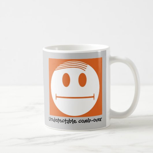 櫛に検出不可能 コーヒーマグカップ (右)