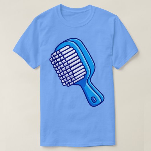 櫛の髪の漫画 Tシャツ (デザイン正面)