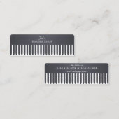 櫛毛サロンおもしろいプロフェッショナルカバー スキニー名刺 (正面/裏面)