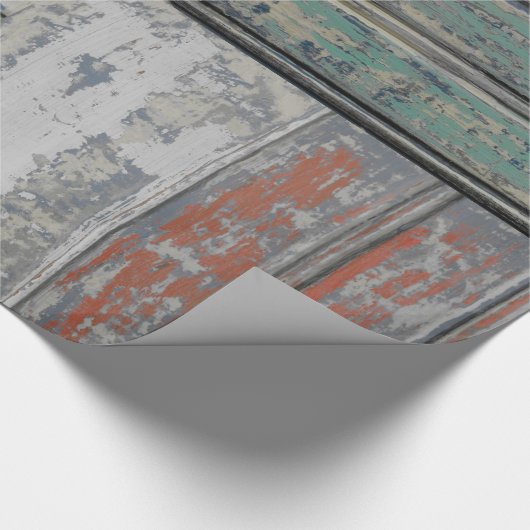 欠かれた木製の包装紙 ラッピングペーパー (角)