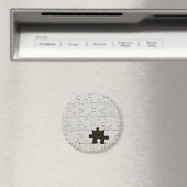 欠けているジグソーパズルの白いピース マグネット (インサイチュ (食洗機))