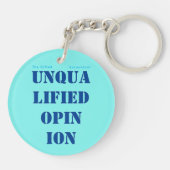 「欠格意見」 キーホルダー (裏面)