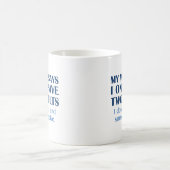 欠点が二つある コーヒーマグカップ (中央)